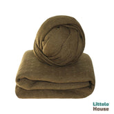 Baby Beanbag Knitted Layer and Wrap Set of 2 SR066 | NB | Mehndi Green